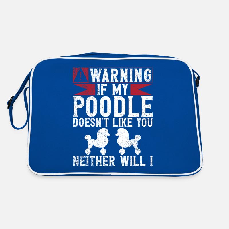 Poodle Gifts Retro Tasche