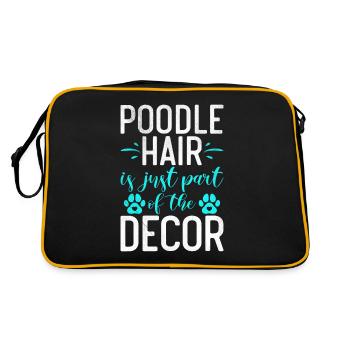 Cadeaux Caniche - Sac Retro - noir/or - Dos