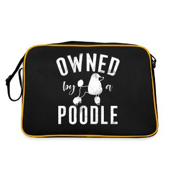 Cadeaux Caniche - Sac Retro - noir/or - Dos