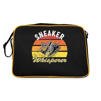 « Sneaker Whisperer » Sneaker Collector Sneaker - Sac Retro - noir/or - Dos