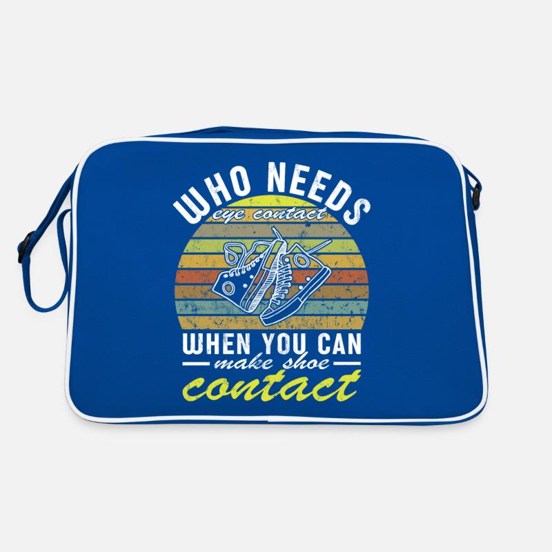 "Sie Können Schuhkontakt Machen" Lustige Retro Tasche