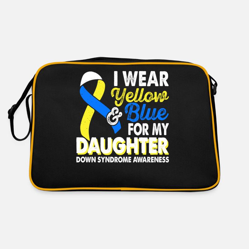 Portez du jaune bleu pour le mois du Sac Retro