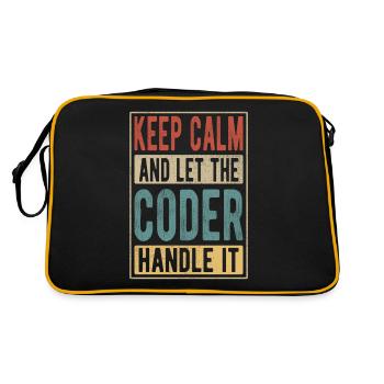 Coder Retro Cadeau - Sac Retro - noir/or - Dos