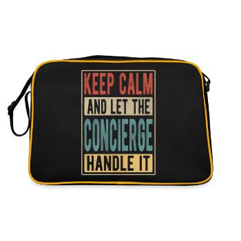 Porter Retro Gift - Retro Bag - black/gold - Back