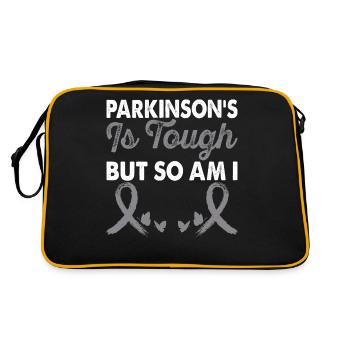 La maladie de Parkinson est un mois rigoureux de la - Sac Retro - noir/or - Dos