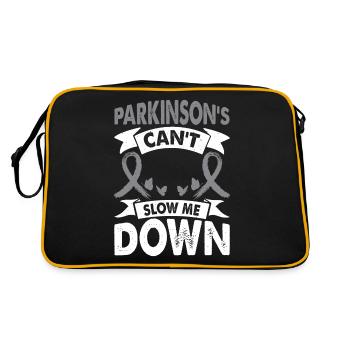 La maladie de Parkinson ne peut pas m’arrêter. - Sac Retro - noir/or - Dos