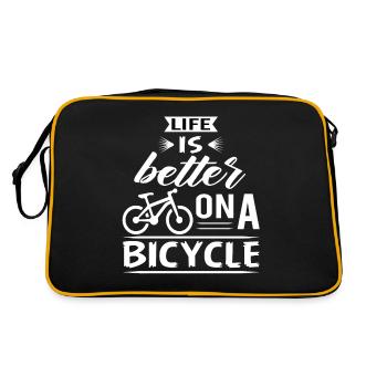 Coureur - Sac Retro - noir/or - Dos