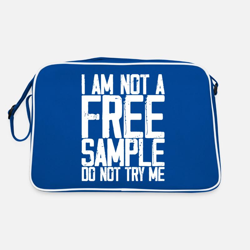 Je ne suis pas un échantillon gratuit Ne m’essayez pas 3 Sac Retro