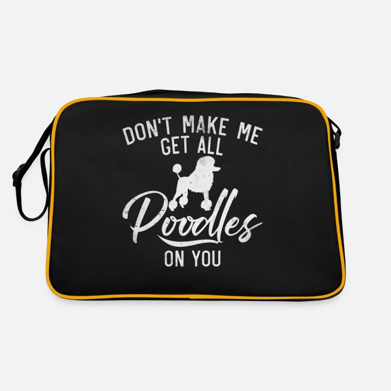 Poodle Gifts Retro Tasche
