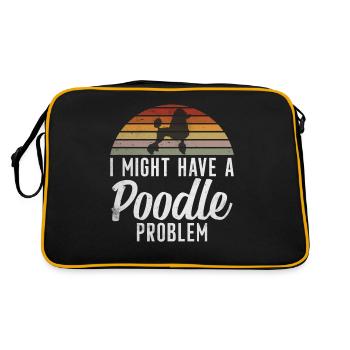 Cadeaux Caniche - Sac Retro - noir/or - Dos