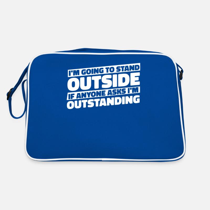 Schwarzer Humor Lustig Retro Tasche
