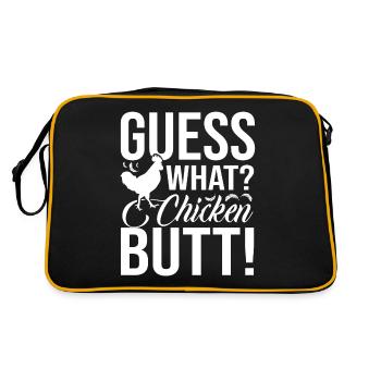 Chicken Guess What Chicken Butt - Retro Bag - black/gold - Back