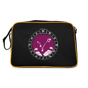 Zodiac sign Pisces - Zodiac sign - Natal period - Retro Bag - black/gold - Back