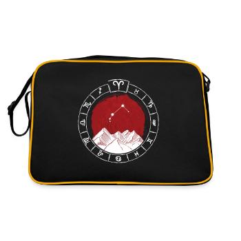 Zodiac sign Aries - Zodiac sign - Natal period - Retro Bag - black/gold - Back