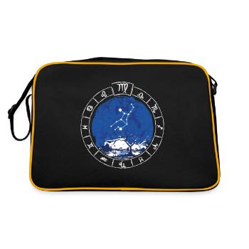 Zodiac sign Virgo - Zodiac sign - Birth - Retro Bag - black/gold - Back