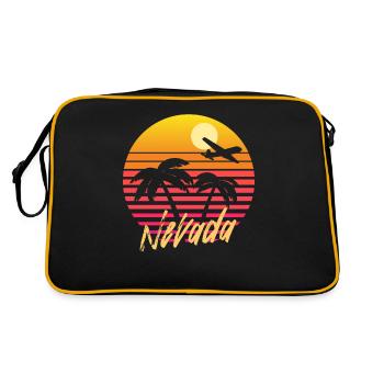 Nevada - Retro Bag - black/gold - Back