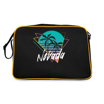 Nevada - Retro Bag - black/gold - Back