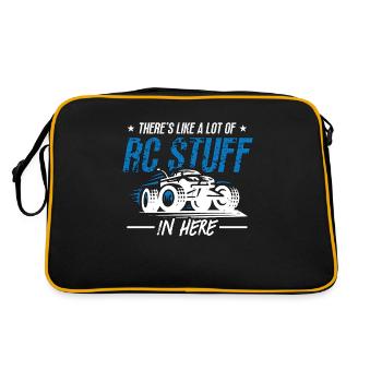 RC Model Racing There's Like A Lot RC Model Maker - Retro Bag - black/gold - Back