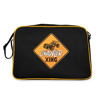 RC Model Racing Crawler Xing Model Maker RC Cars - Retro Tasche - Schwarz/Gold - Hinten