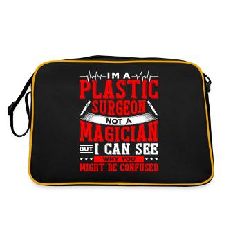 Je suis chirurgien plasticien, chirurgical - Sac Retro - noir/or - Dos