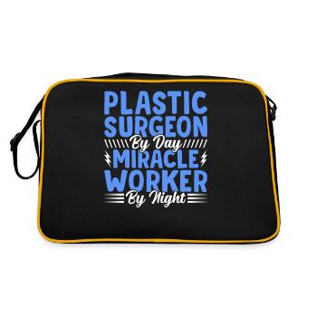 Chirurgien Plasticien Faiseur de Miracles Chirurgie - Sac Retro - noir/or - Dos