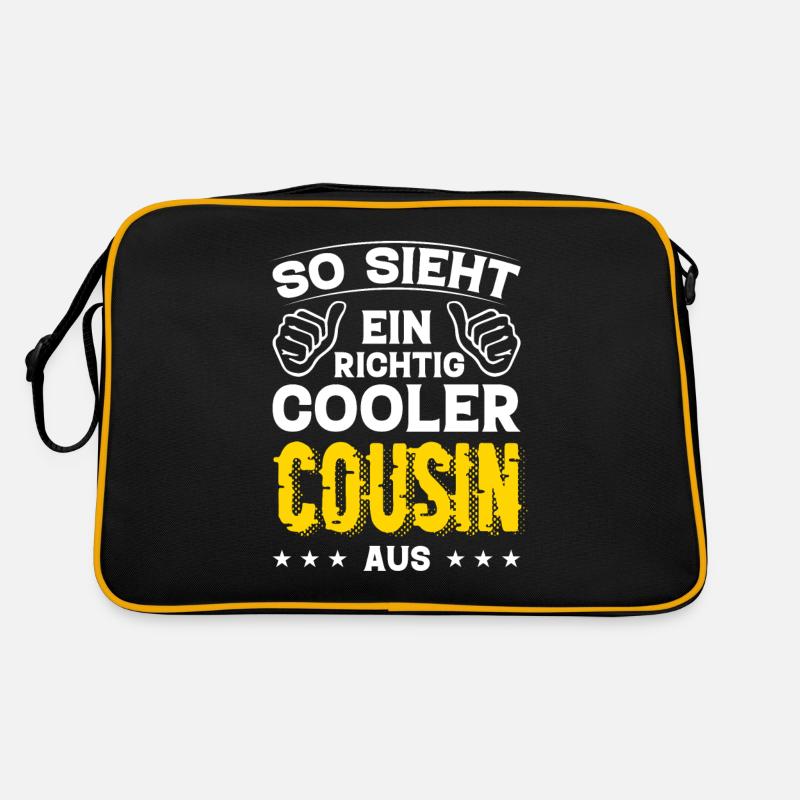 Cousin Cousin Geburtstag Cousin Sprüche Bester Retro Tasche