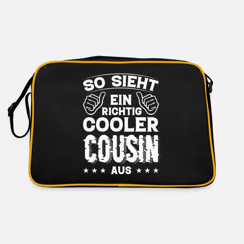 Cousin Cousin Geburtstag Cousin Sprüche Bester Retro Tasche