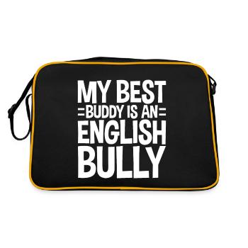 Mon meilleur copain est un tyran anglais 3 - Sac Retro - noir/or - Dos