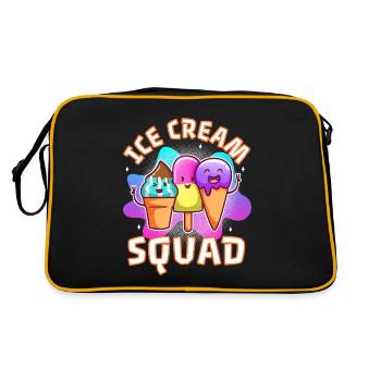 Escouade de crème glacée - Sac Retro - noir/or - Dos
