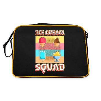 Escouade de crème glacée - Sac Retro - noir/or - Dos