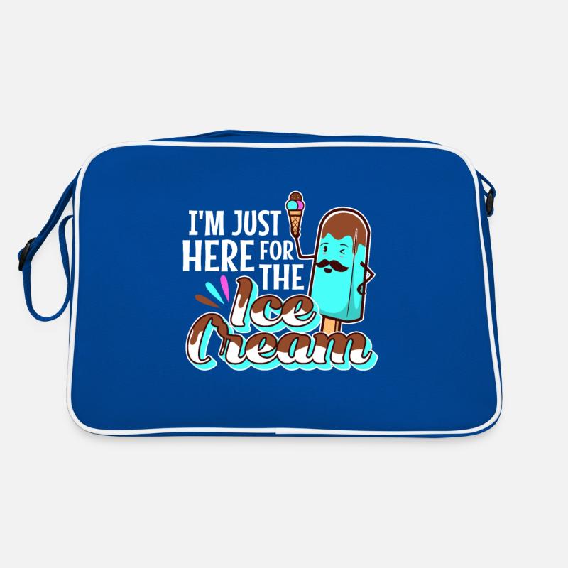 Je suis juste ici pour la crème glacée Sac Retro