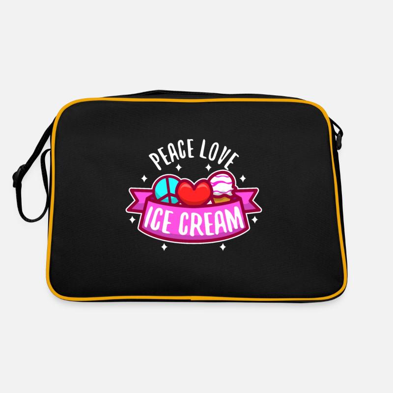 Crème glacée Peace Love Sac Retro