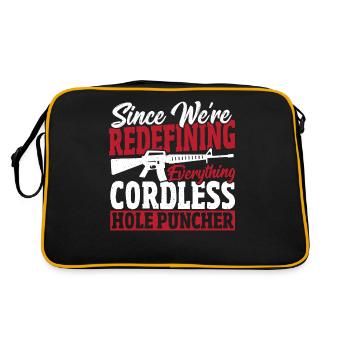 Cordless Hole Puncher 2nd Amendment - Retro Bag - black/gold - Back