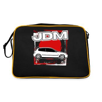 Jdm / Tuning / Turbocompresseur / Jantes / Chiptuning - Sac Retro - noir/or - Dos