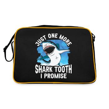 Une seule autre dent de requin promise aux requins dents de requin - Sac Retro - noir/or - Dos