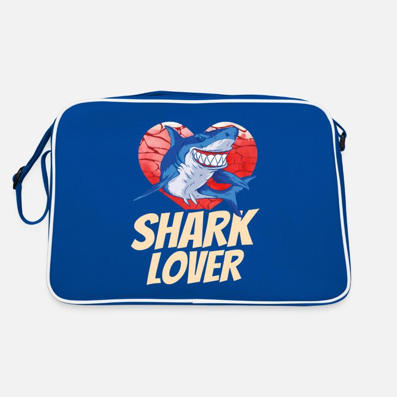 Amateur de requin Dent de requin Requin Plongée avec requin Sac Retro
