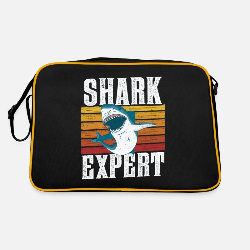 Shark Expert Requins Requins Plongée avec les requins Dent de requin Sac Retro
