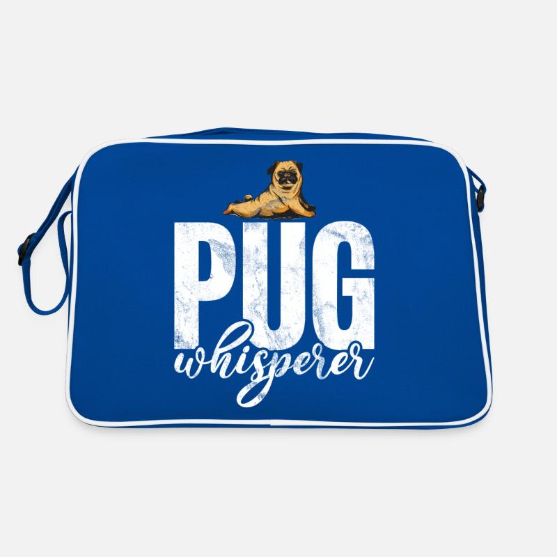 Pug Gifts for Pug Lovers Retro Tasche