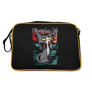 Meowvelous Life avec notre ludique - Sac Retro - noir/or - Dos