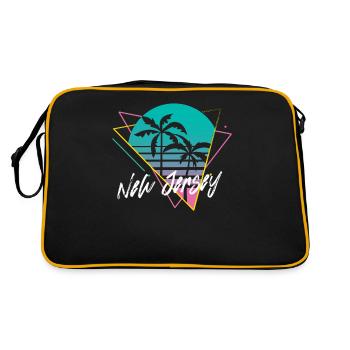 New Jersey - Sac Retro - noir/or - Dos