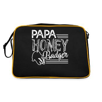 Honey Badger Papa Honey Badger - Retro Bag - black/gold - Back