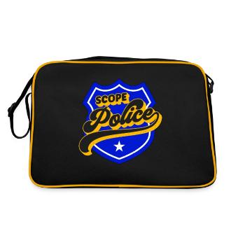 Project Management Scope Police Loves Team Manager - Retro Bag - black/gold - Back