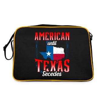 Les Américains jusqu’à la sécession des Texans du Texas - Sac Retro - noir/or - Dos