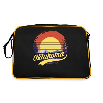 Oklahoma - Retro Bag - black/gold - Back