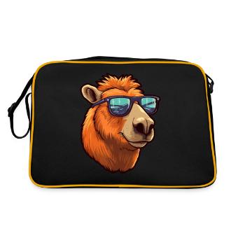 Capybara Lunettes de soleil Cool Capybara - Sac Retro - noir/or - Dos