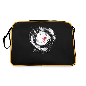 Cercle de calligraphie chinoise - Sac Retro - noir/or - Dos