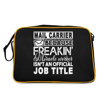 Mail Carrier Mail Carrier Job Title - Retro Bag - black/gold - Back