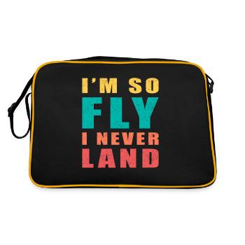 Humour noir dans So Fly I Never Land - Sac Retro - noir/or - Dos