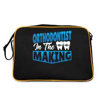 Orthodontiste en formation - Sac Retro - noir/or - Dos