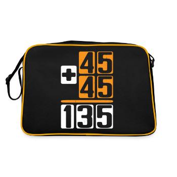 45 + 45 = 135 6 - Retro Bag - black/gold - Back
